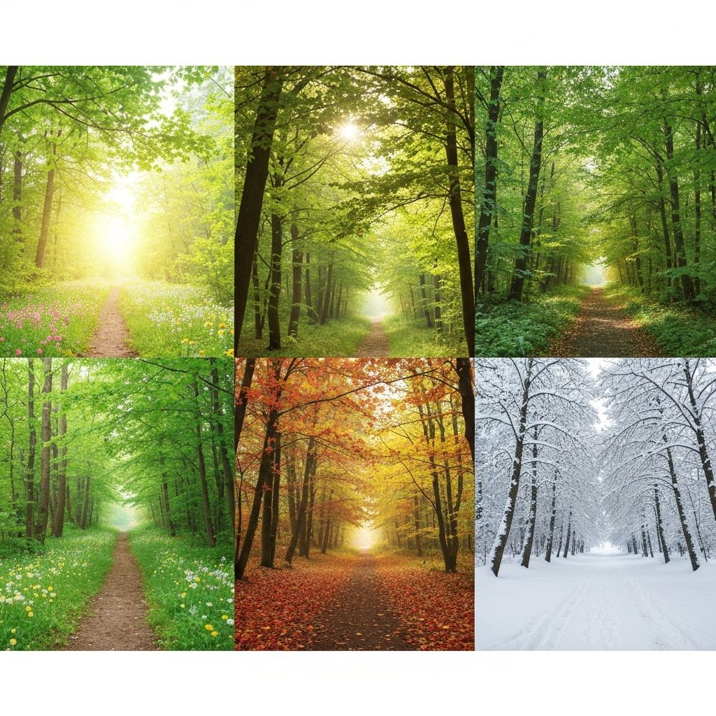 Rytm natury w różnych porach roku