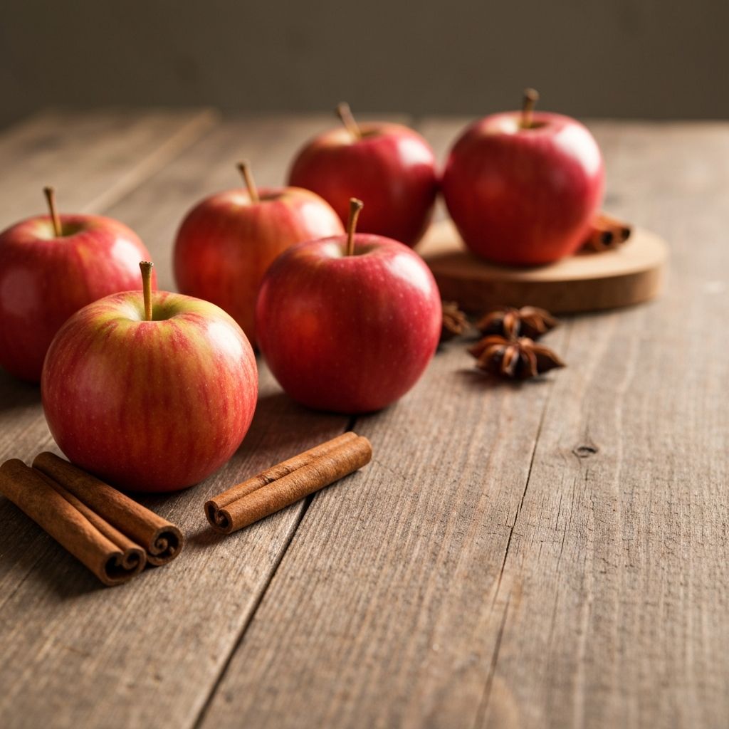 Zimowe jabłka i przyprawy